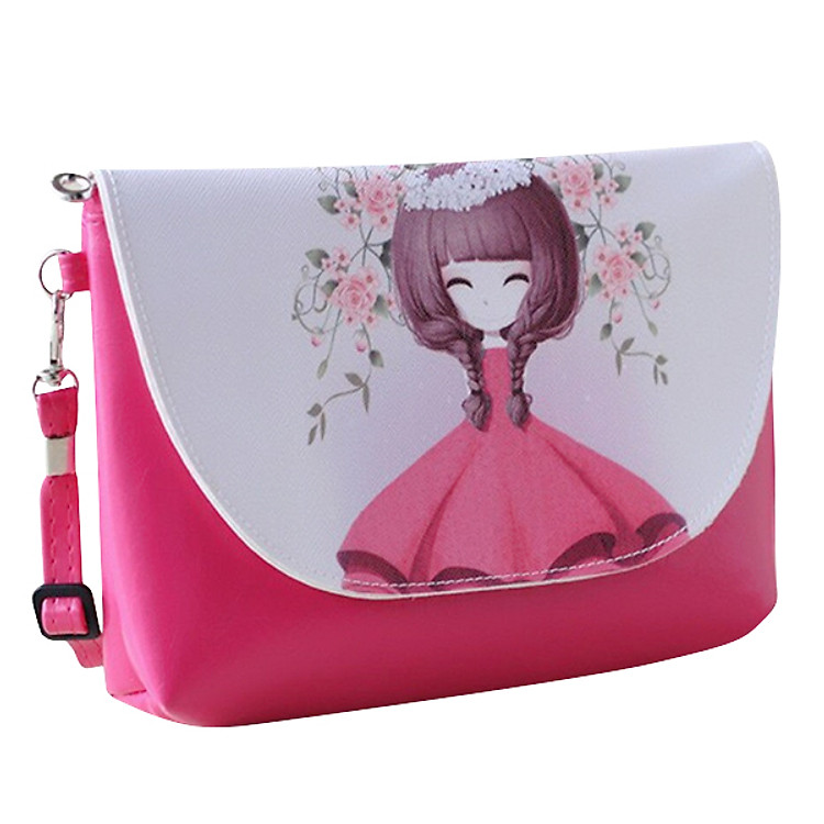 Túi da đeo chéo điệu đà cho bé (13 x 20 cm)