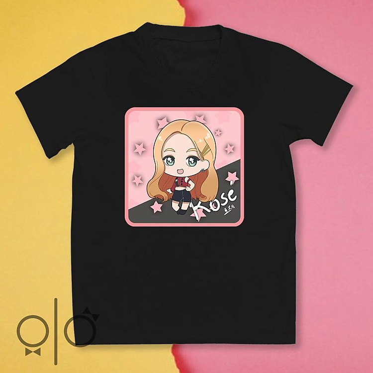 Áo Thun Chibi Rose Blackpink