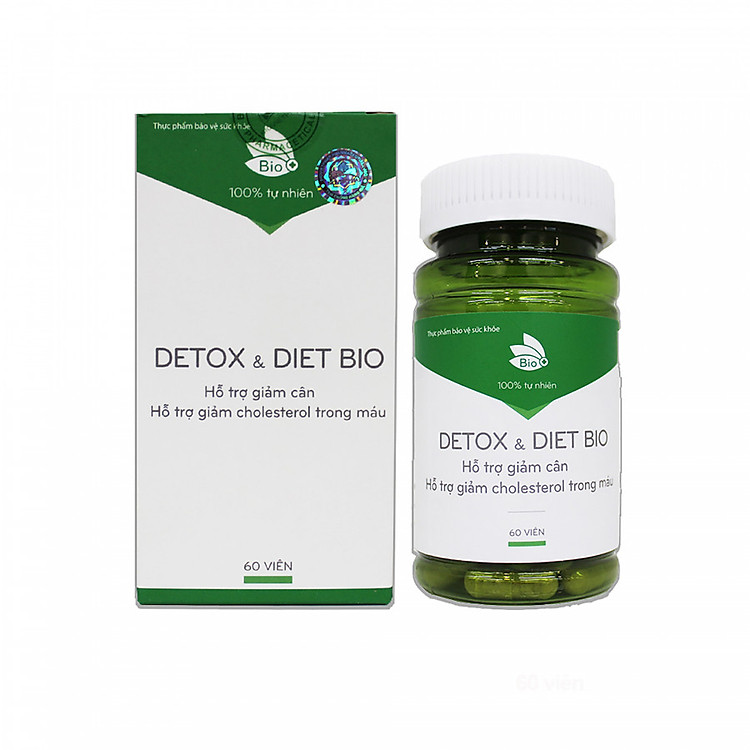 Thực Phẩm Chức Năng Viên Uống Hỗ Trợ Giảm Cân Detox Diet Bio (Hộp 60 viên)