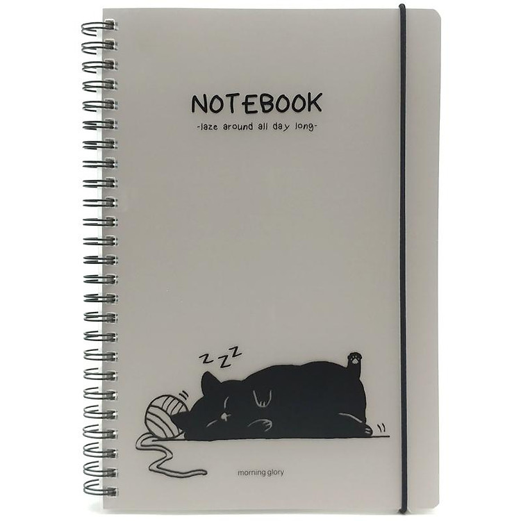 Số Lò Xo Kẻ Ngang Black Cat - Morning Glory 88578 - Ảnh 2