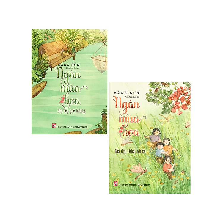 Sách Ngàn Mùa Hoa: Nét Đẹp Quê Hương + Nét Đẹp Thiên Nhiên