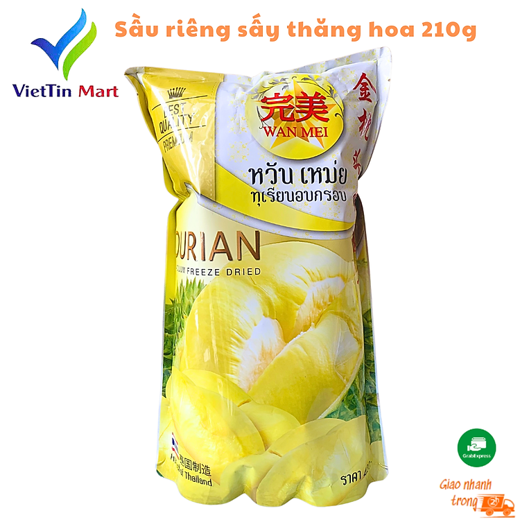 Sầu Riêng Sấy Thái Lan WanWei 210g