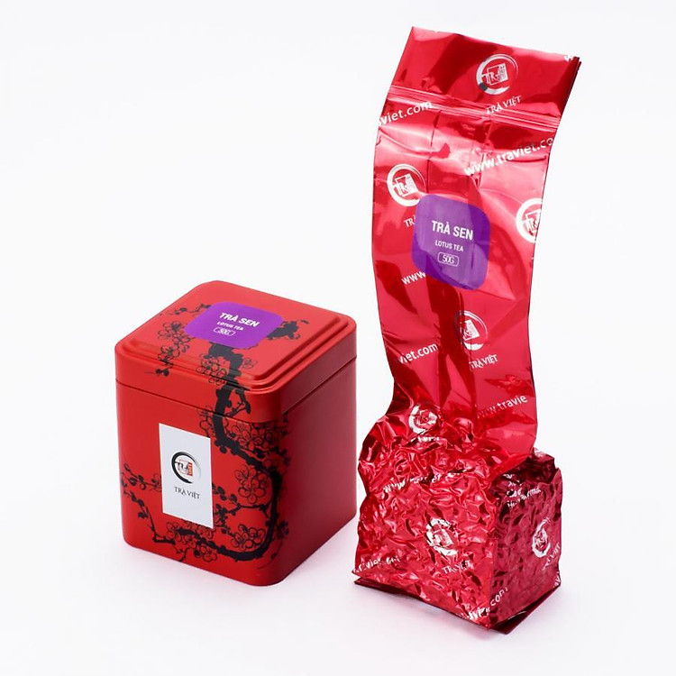 Hộp quà tặng trung thu bát thiếc Trà Việt-Trà Sen