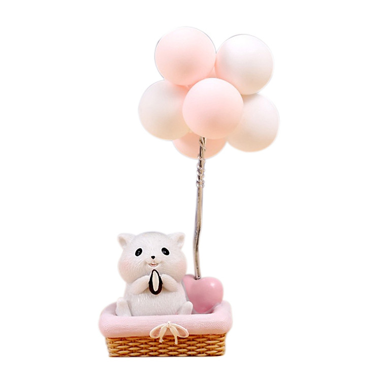 Khinh khí cầu Hamster mô hình trang trí (Màu ngẫu nhiên)