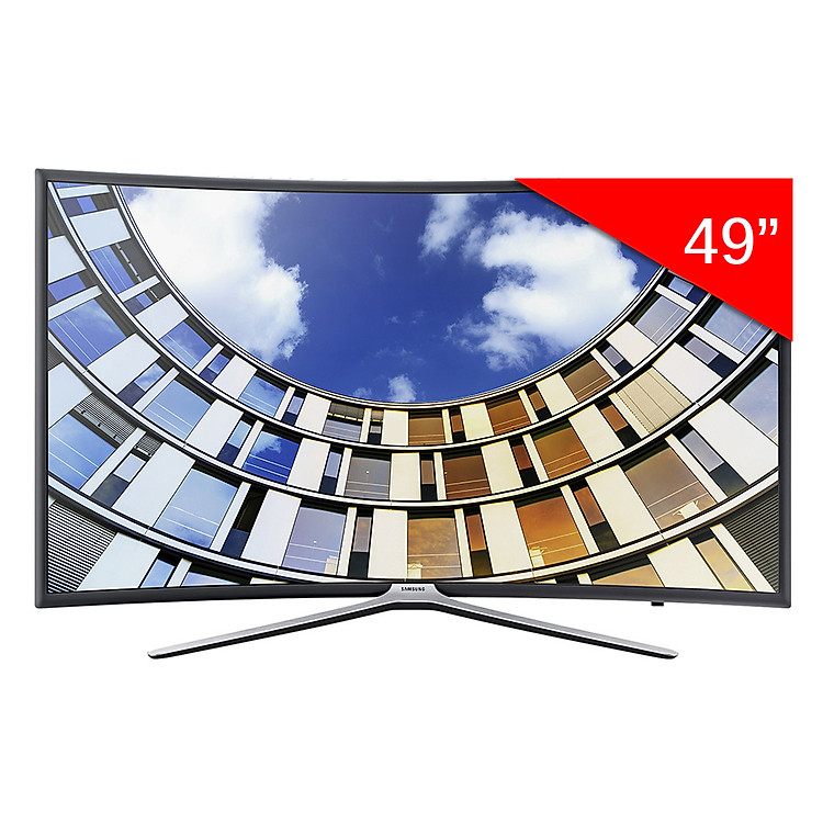 Smart Tivi Màn Hình Cong Samsung 49 inch Full HD UA49M6300AKXXV - Hàng Chính Hãng