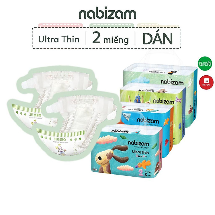 Set 2 Tã Dán NABIZAM Ultra Thin Chính hãng Giá rẻ - Hình ảnh 2