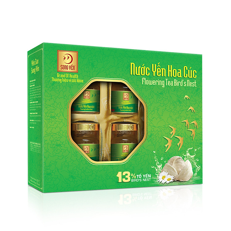 Nước Yến Hoa Cúc Song Yến Lốc 6x70ml
