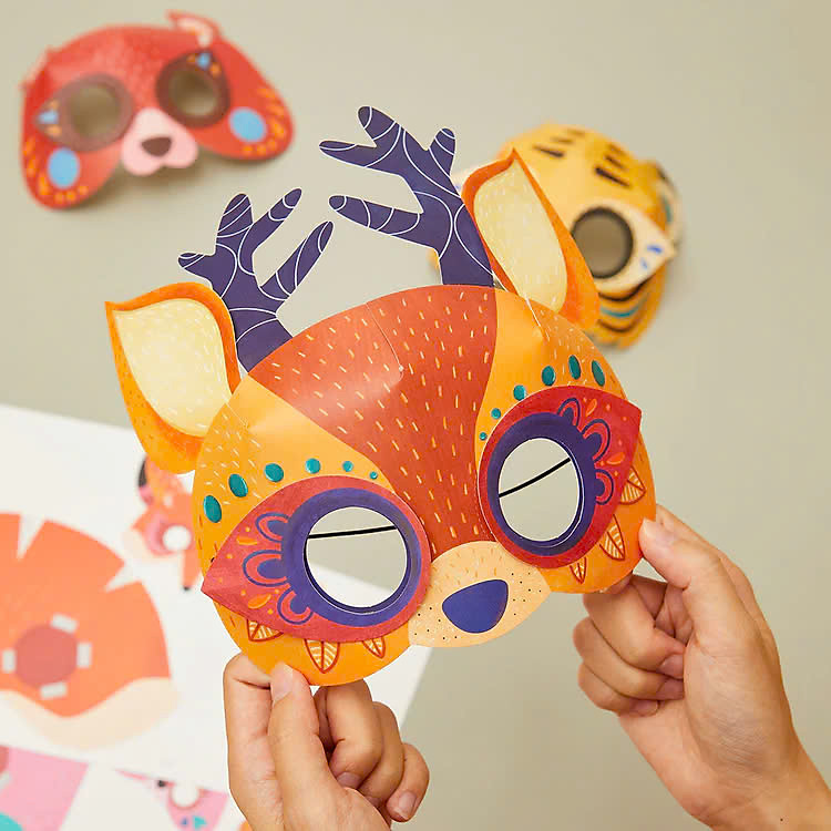 Mideer Paper Masks - Đồ Chơi Gấp Giấy Chính hãng Giá rẻ - Hình ảnh 4