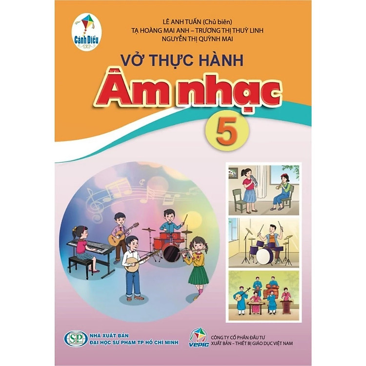 Vở thực hành Âm nhạc 5