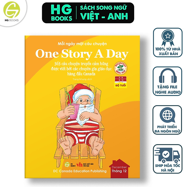 One Story A Day – CUỐN 12: 365 câu chuyện phát triển IQ, EQ cho bé