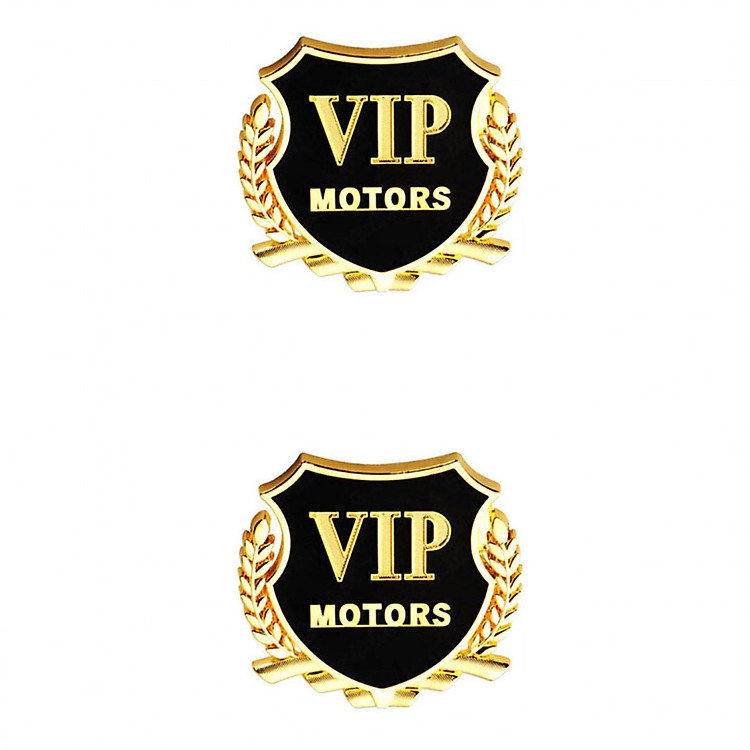 Combo 02 Decal logo VIP dán xe hơi/ ô tô