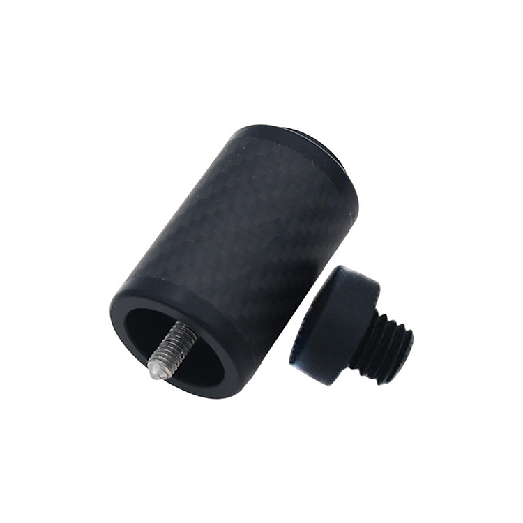 Billiards Pool Cue Extension Professional with Bumper Billiard Connect Shaft