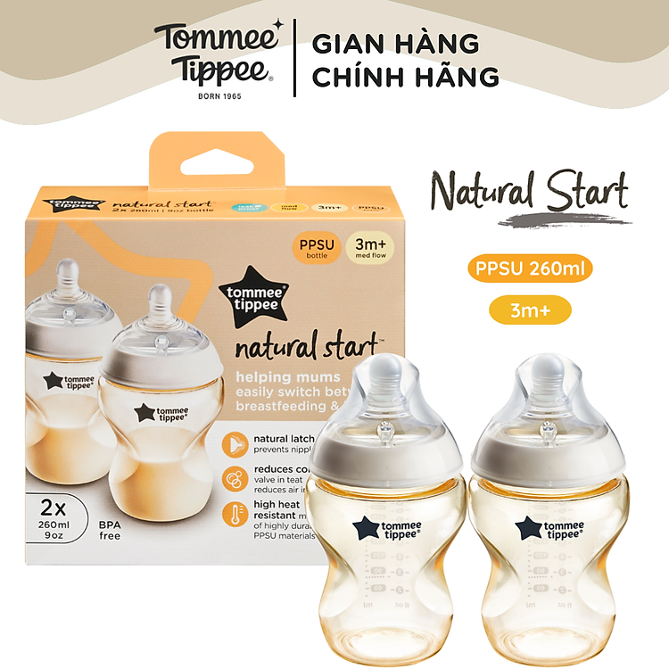 Bình Sữa PPSU Tommee Tippee 260ml Uy tín Tiết kiệm