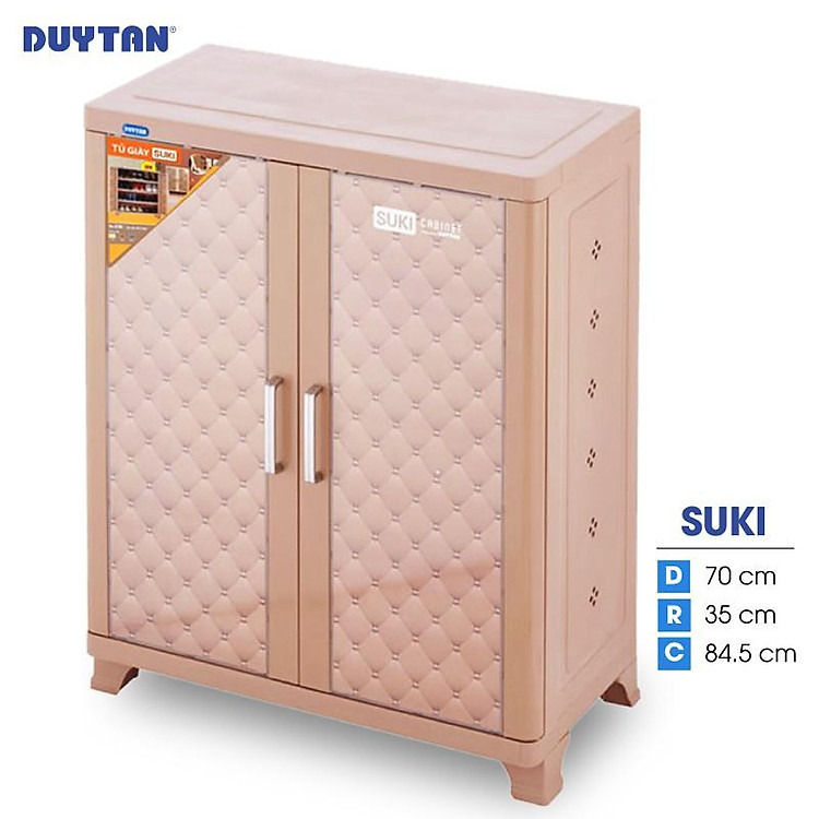 Tủ giày nhựa DUY TÂN Suki (70 x 35 x 84.5 cm) - 09354