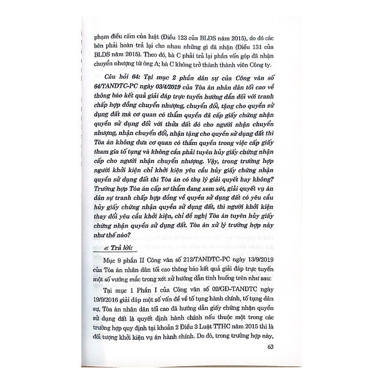 100 Câu Hỏi Giải Quyết Tranh Chấp Về Đất Đai Tại Tòa Án - Ảnh 5