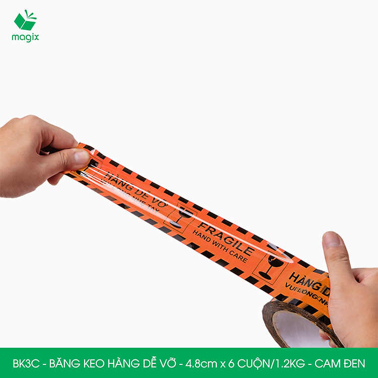 Bộ băng keo niêm phong (12 cuộn) 4.8 cm - Ảnh 5