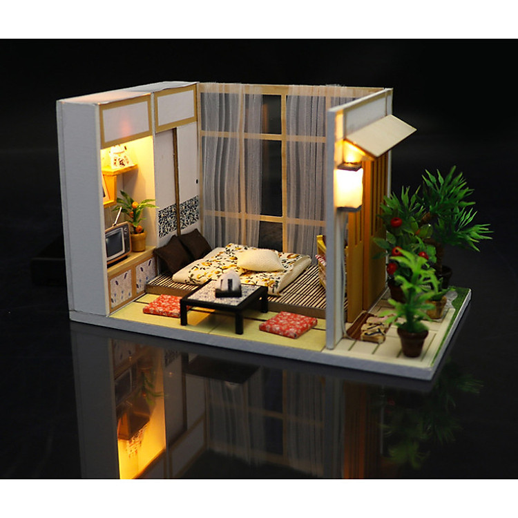 Lắp ghép nhà búp bê - Căn phòng phong cách Nhật - Charming Room