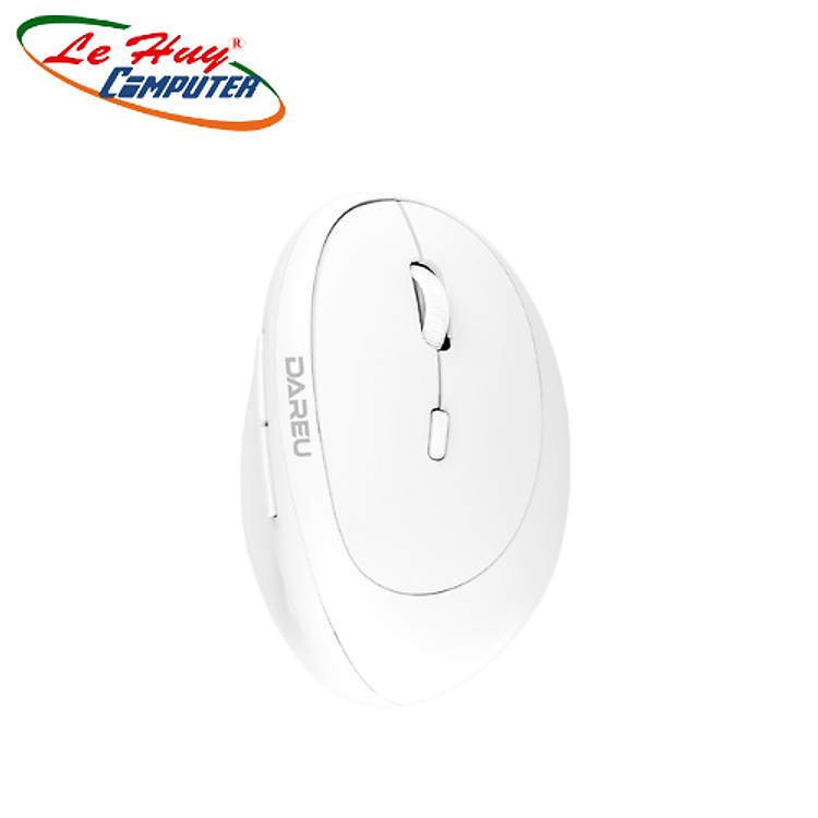Chuột Không Dây Công Thái Học Dare-U LM158D - Đen/Hồng/Trắng/Xanh | Dual Mode: Wired + 2.4G - Hàng Chính Hãng