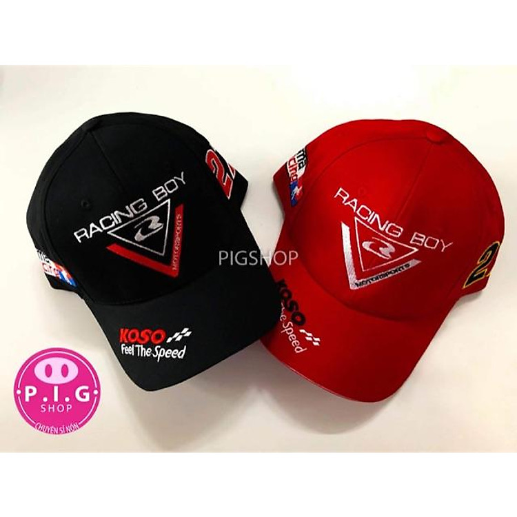 Nón kết nón lưỡi trai mũ nón tem xe Racing Boy thời trang Nam Nữ