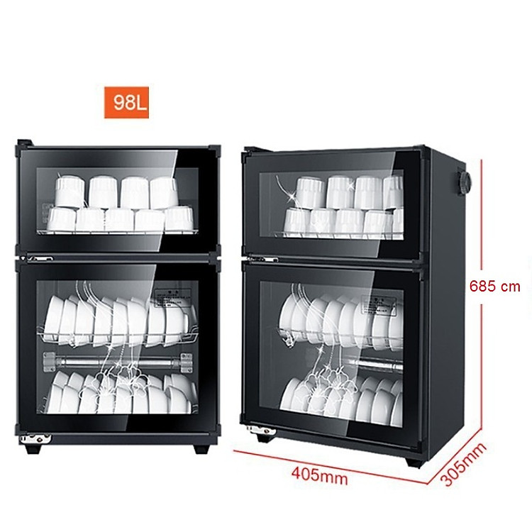 Máy sấy chén bát gia đình dung tích 98 lít