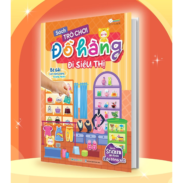 Trò Chơi Đồ Hàng Đi Siêu Thị (Hơn 200 Stickers) - Ảnh 2
