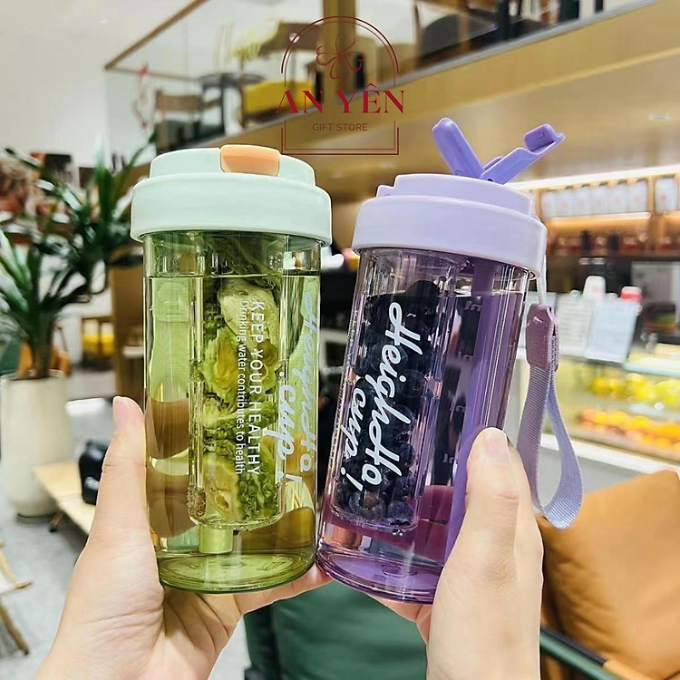 Ly Nhựa Thể Thao In Hình Tiệm Quà An Yên – Hồng