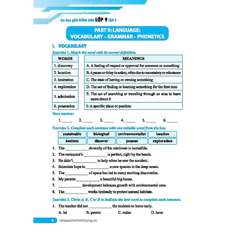 Global Success - Em Học Giỏi Tiếng Anh Lớp 9 - Có Đáp Án (Tập 2) - Ảnh 5