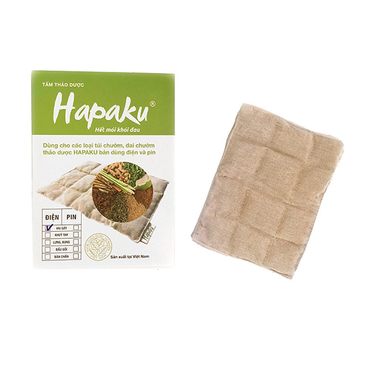 Tấm thảo dược thay thế của đai chườm lưng pin tích điện - Hapaku
