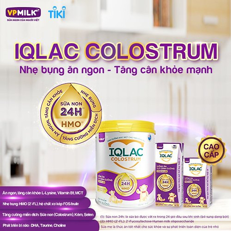 Thùng 48 hộp IQLac Colostrum cho trẻ Chính hãng Giá tốt - Hình ảnh 4