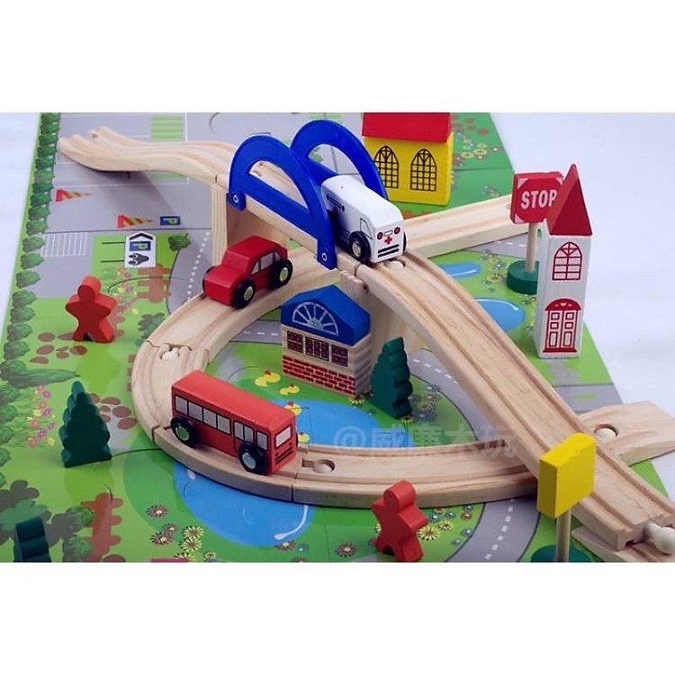 Đồ chơi xếp hình giao thông 40 chi tiết Chính hãng Giá tốt - Hình ảnh 5