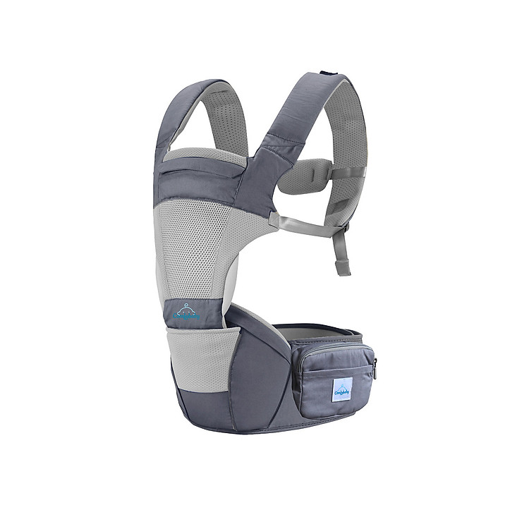 Địu Em Bé Comfybaby Cao cấp Trợ Lực 4 Tư Thế + Tặng Khăn ướt cao cấp và 2 Khẩu Trang Xuất Nhật