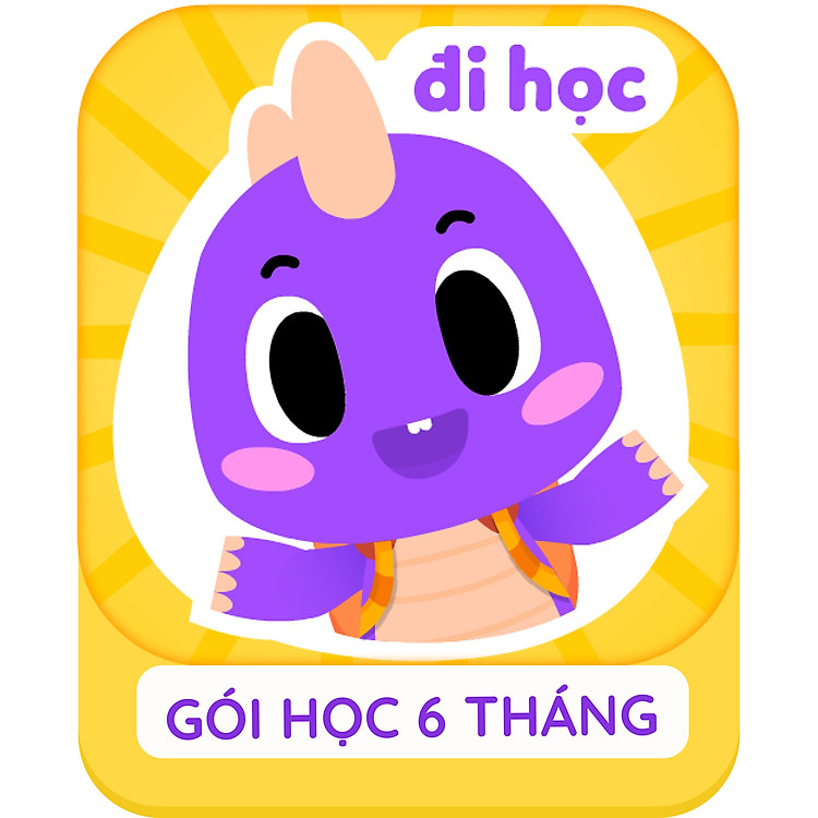 Khóa Học Ứng Dụng Tiền Tiểu Học Dino Đi Học - E-Voucher