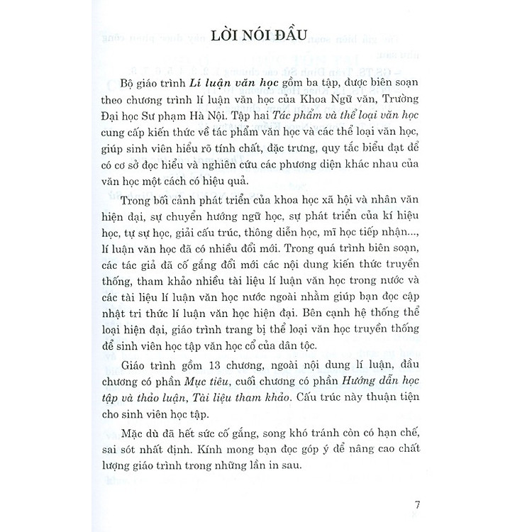Lí Luận Văn Học - Tập 2 (Tái bản năm 2020) - Ảnh 7