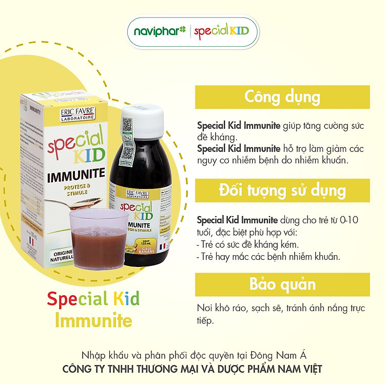 Mua TPBVSK Special Kid Immunité - Tăng cường sức đề kháng Hàng chuẩn Ưu đãi - Hình ảnh 5