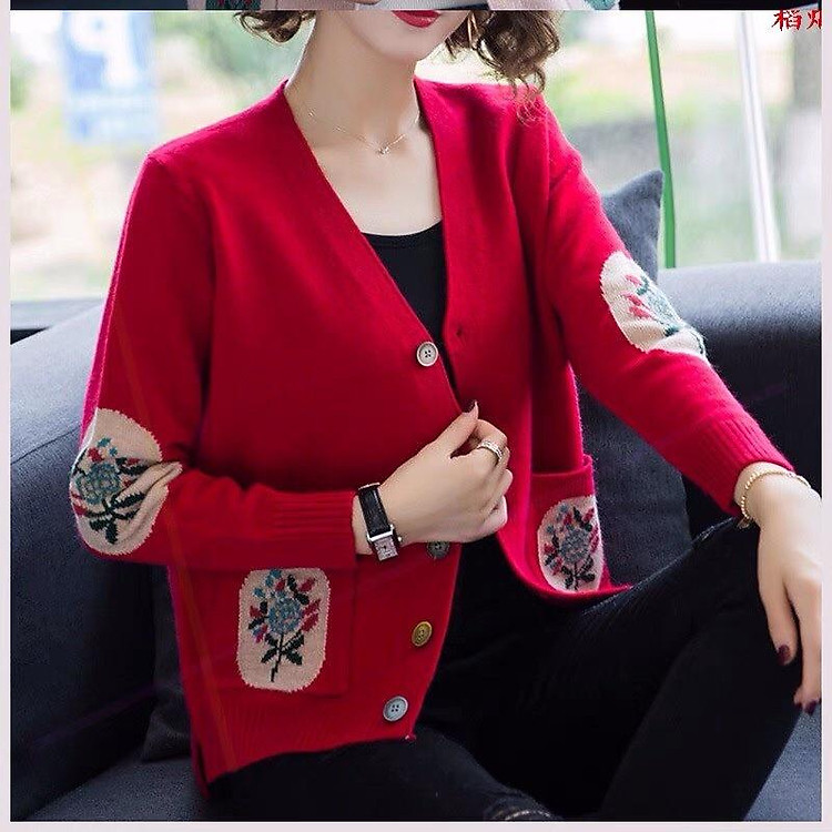 ️ Áo Len Nữ ️ chất liệu len quảng châu cao cấp kiểu sáng sang trọng hiện đai,phù hớp lứa tuổi trung niên