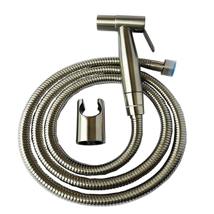 Vòi xịt vệ sinh inox ,xịt bồn cầu, toilet ,dây 1.2m xước mờ cao cấp, đẹp inox SUS 304