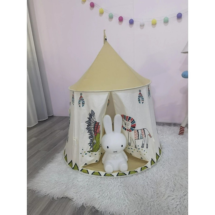 Lều Thổ Dân S9 Khung Thép Cho Bé Chính hãng Giá tốt - Hình ảnh 2