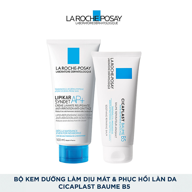 Bộ kem dưỡng làm dịu làm mượt làm mát và phục hồi làn da La Roche Posay Cicaplast Baume B5 Soothing Repairing Balm