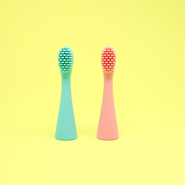 Đầu bàn chải silicon cho bé - Hồng Chính hãng Tiết kiệm - Hình ảnh 5