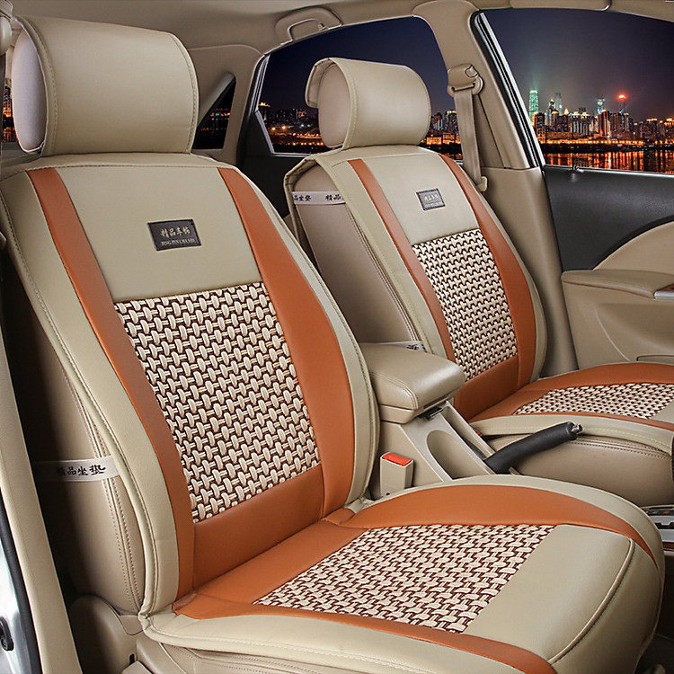 Áo ghế ô tô, Áo ghế xe hơi, bọc da ghế xe 3D A25 (5 Ghế)