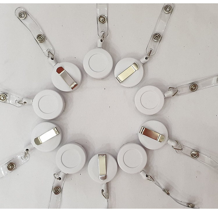 Bộ 10 Yoyo đeo thẻ thông minh - Màu TRẮNG