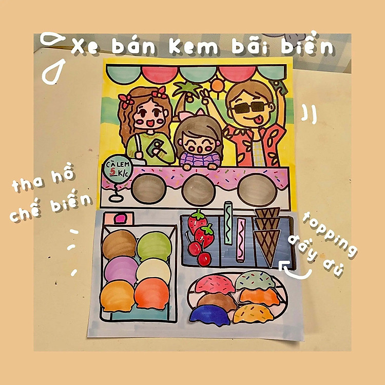 Bộ Tranh Tương Tác Cô Tiên Xanh Chính hãng Tiết kiệm - Hình ảnh 3