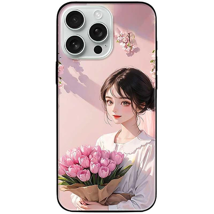 Ốp lưng cho iPhone 14 - iPhone 14 Plus - iPhone 14 Pro - iPhone 14 Pro Max - Thiếu Nữ Áo Trắng - Hàng Chính Hãng