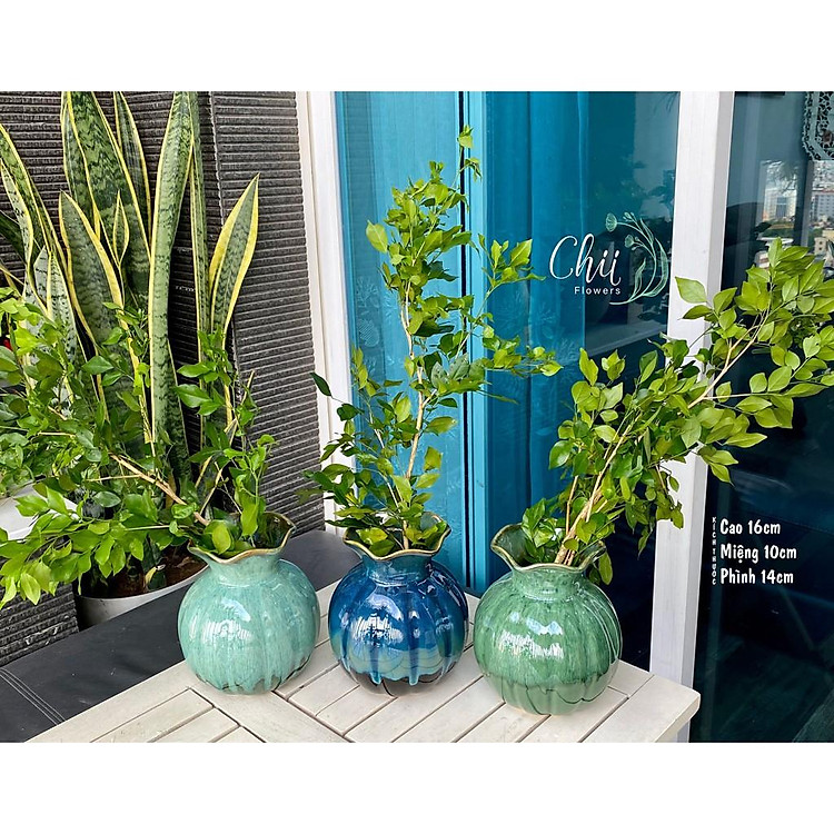 Bình hoa gốm sứ Bát Tràng đẹp trang trí phòng khách - BG103