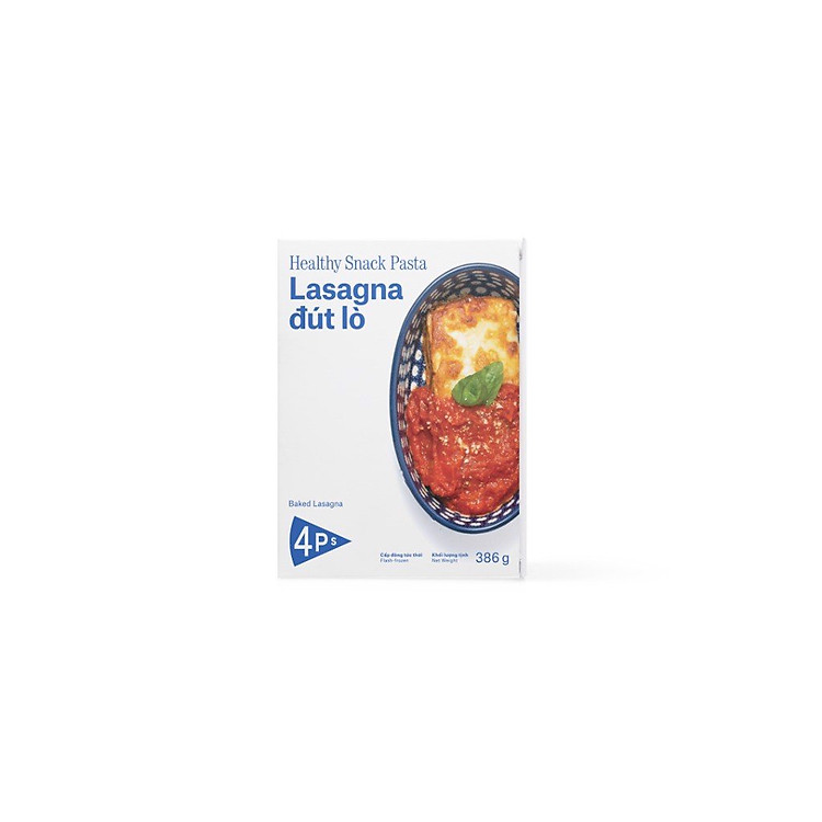 Mì Ý đông lạnh 4Ps Lasagna 386Gr