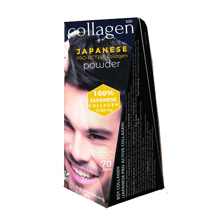 Thực phẩm Bổ sung Collagen Pro-Active OneLife (100% Bột Collagen Cá Nhật Bản) – Hộp 7 gói