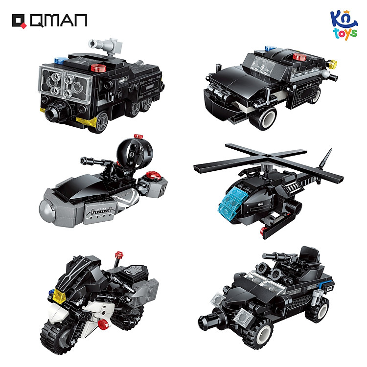 Đồ Chơi Lắp Ráp Qman 41107 - Cảnh Sát Chính hãng Giá tốt - Hình ảnh 3