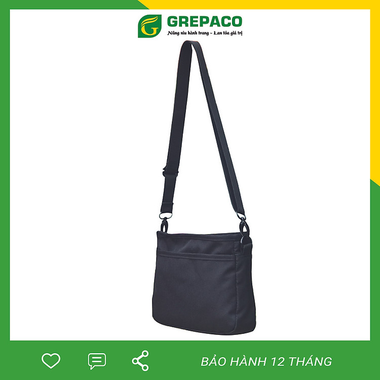 Túi Đeo Chéo Grepaco Nam Nữ Unisex Vải Bố Canvas Tote Chống Nước Dạng Dây Đeo Vai Xách Đa Năng Đựng Điện Thoại Tiền Đi Học Du Lịch Thể Thao Size Mini Phong Cách Thời Trang Hàn Quốc