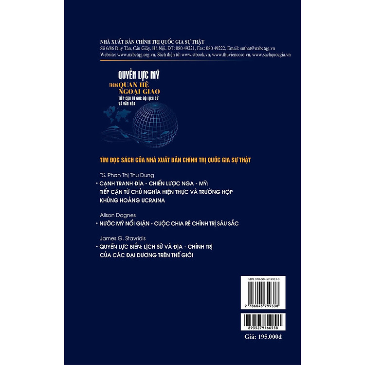 Quyền Lực Mỹ Trong Quan Hệ Ngoại Giao: Tiếp Cận Từ Góc Độ Lịch Sử Và Văn Hóa - Ảnh 2