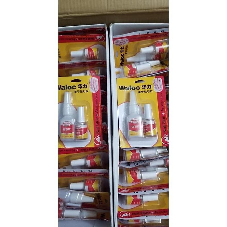 keo bê tông waloc “sét gồm chai keo và chai làm khô keo”